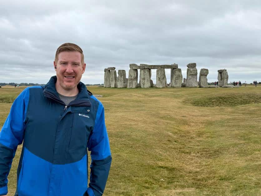 randy at stonehenge