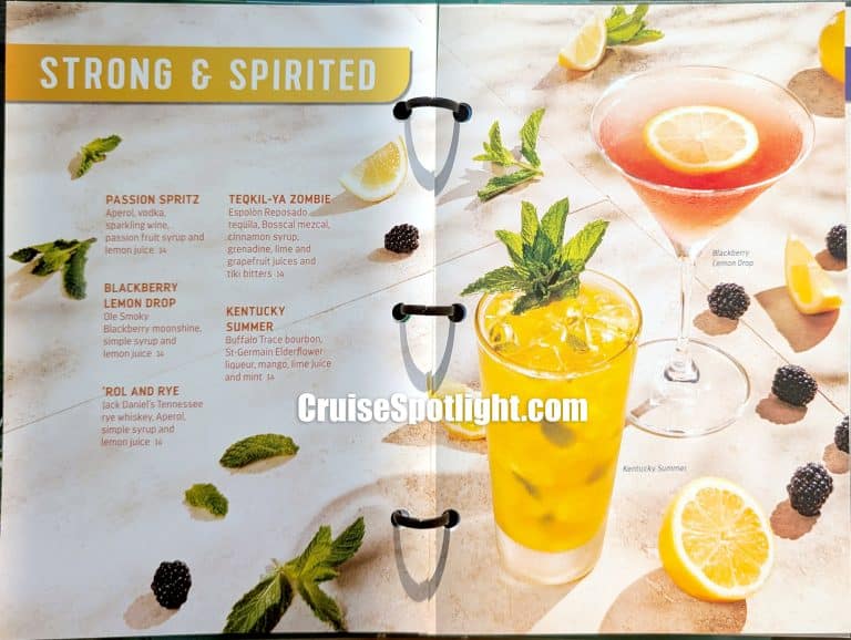 Casino Bar Menu page 4