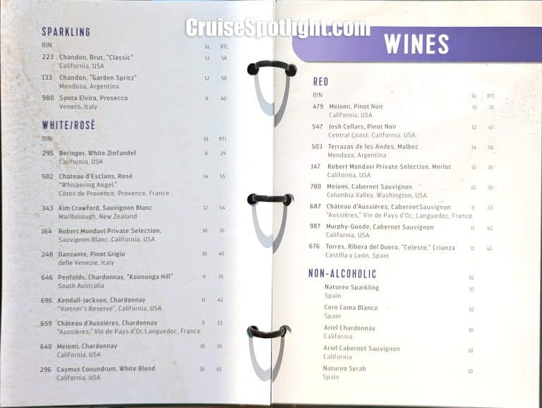 Casino Bar Menu page 6