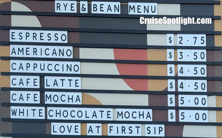 Rye & Bean Menu page 2