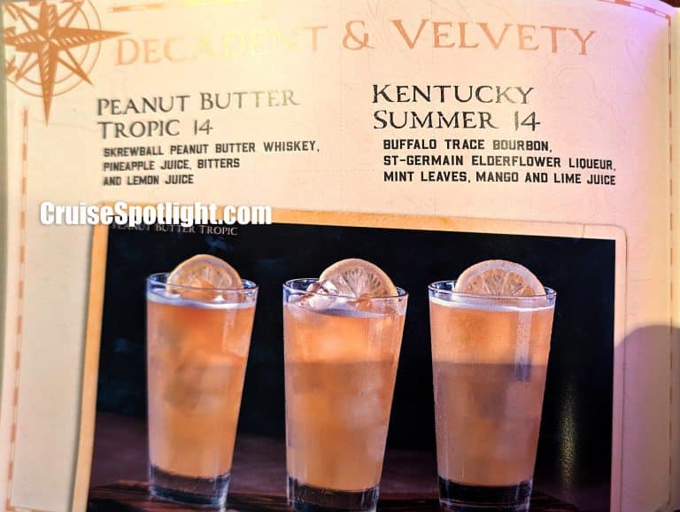 Schooner Bar Menu page 3
