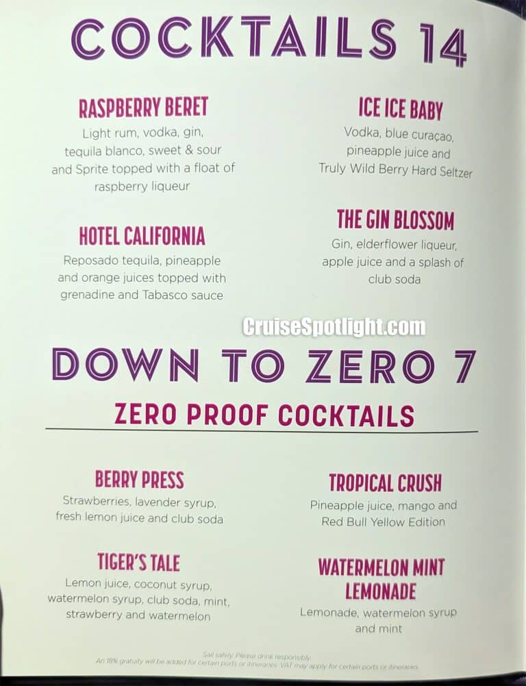 Spotlight Karaoke Menu page 3