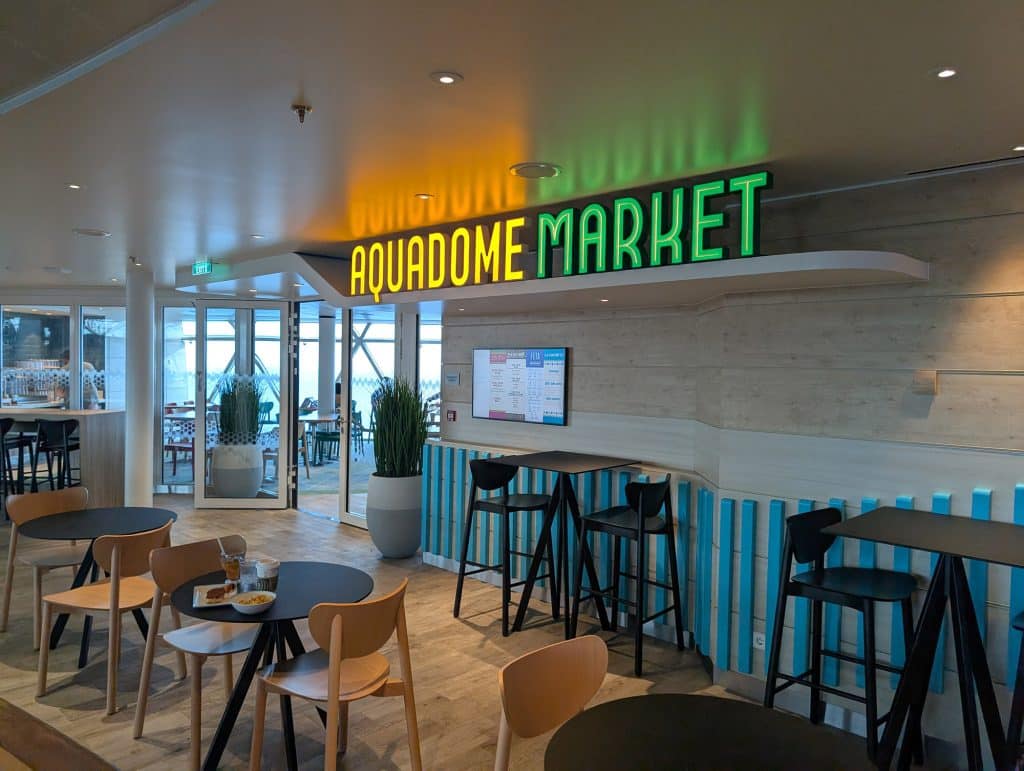 aquadome market entrance