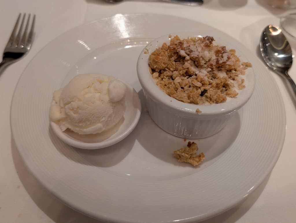 blueberry cobbler on star of the seas