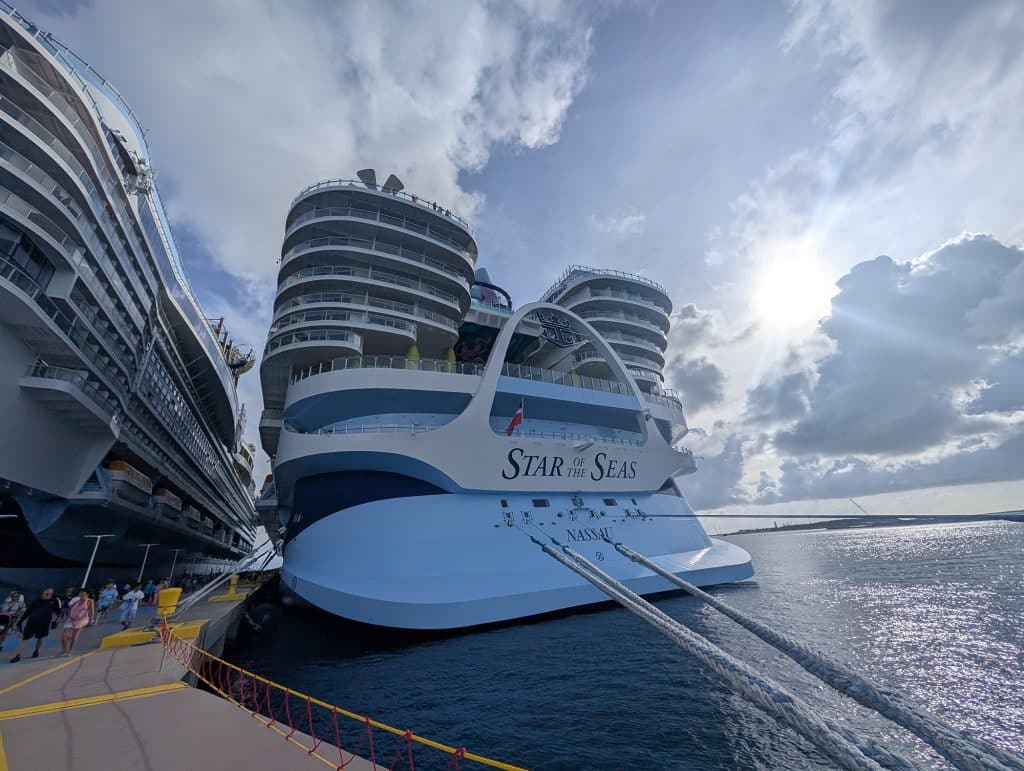 star of the seas docked