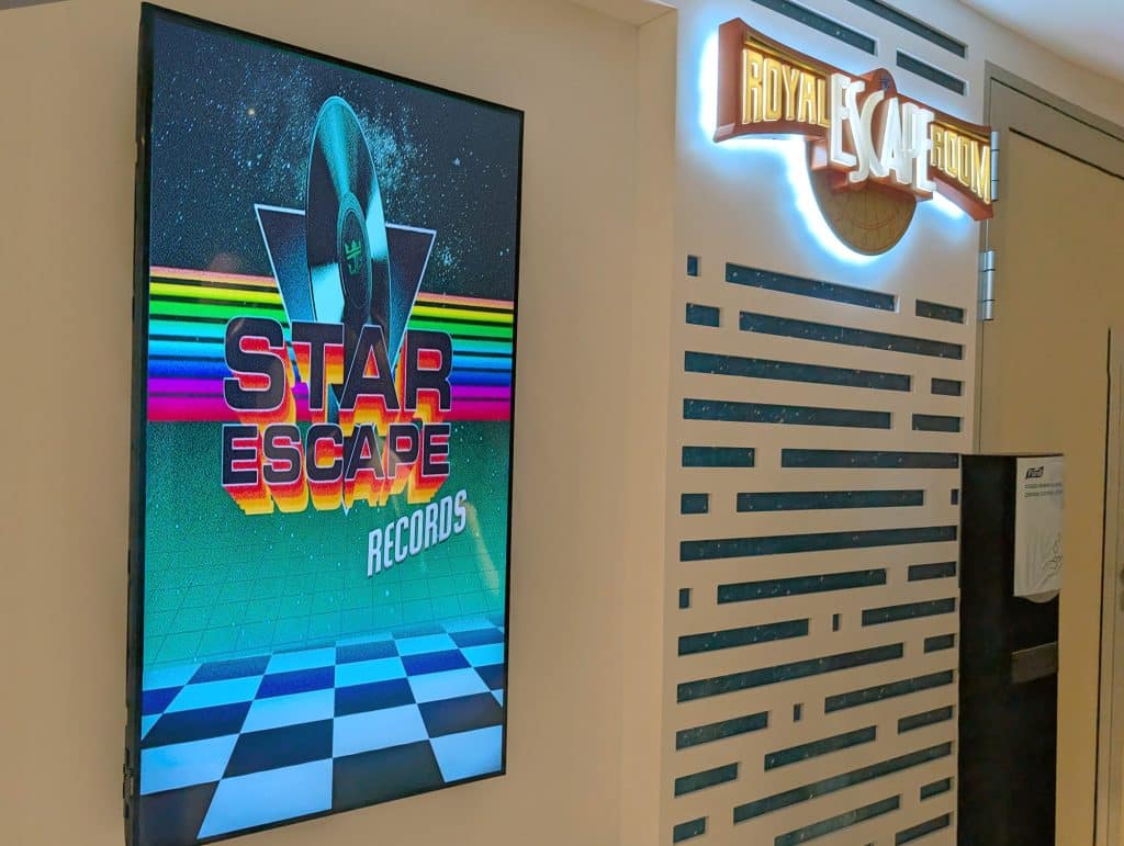star of the seas escape room sign