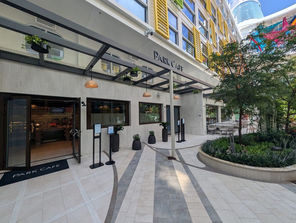 park cafe entrance