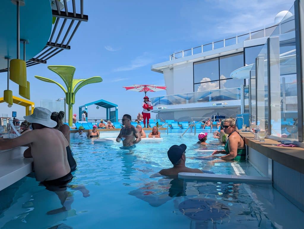 view from Swim and Tonic bar