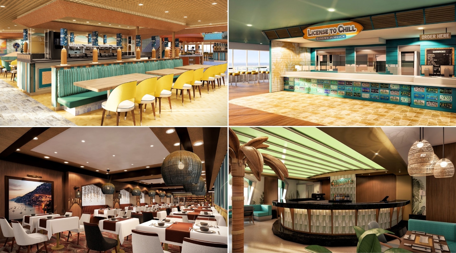 4 beachcomber restaurants