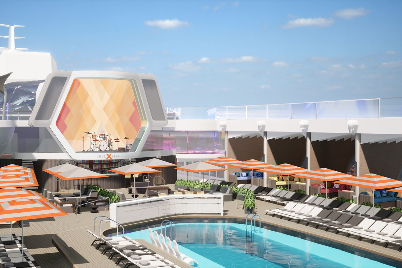 Resort Pool on Celebrity Xcite