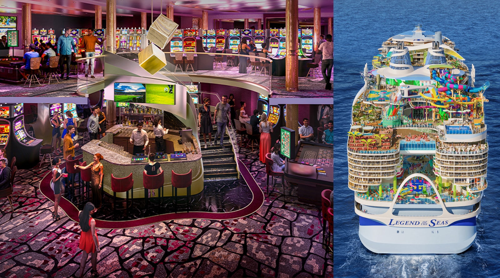 legend of the seas casino header