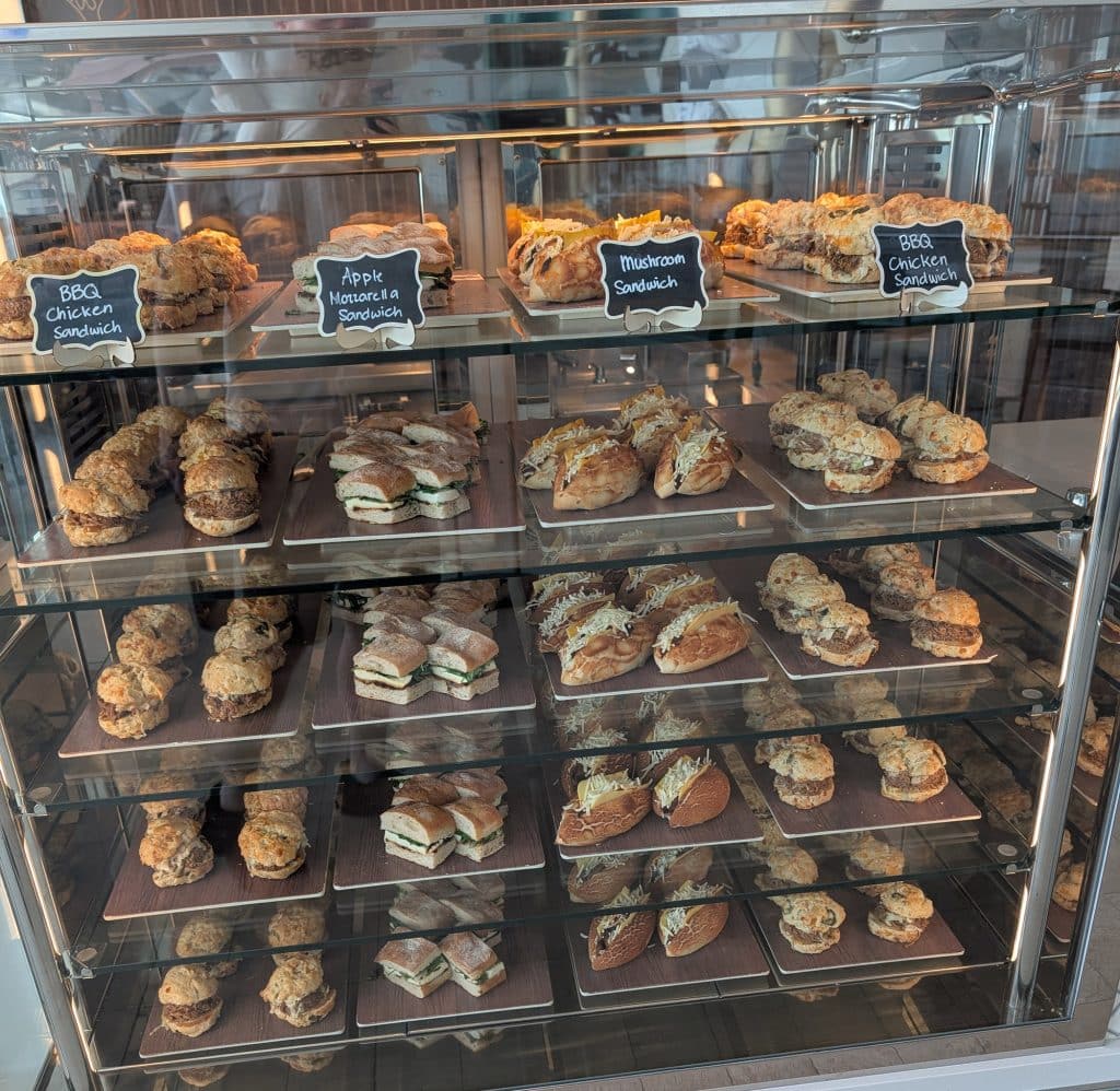 pearl cafe sandwich selection