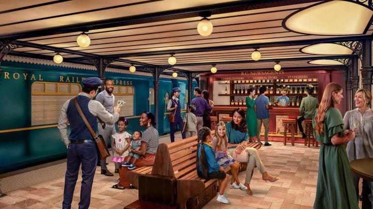 Royal Railway - Hero Station on the Royal Caribbean Hero of the Seas