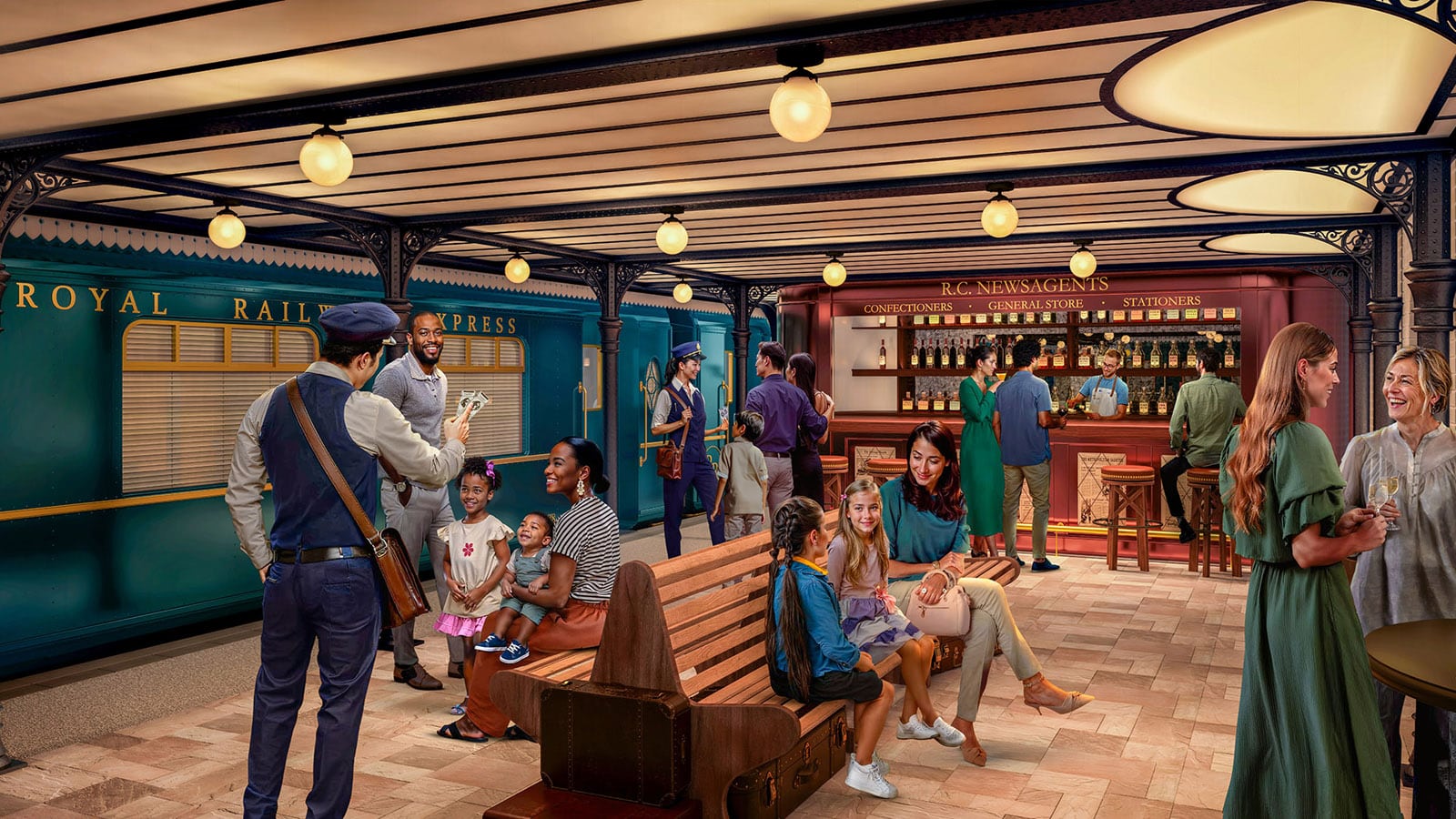 Royal Caribbean's Royal Railway - Legend Station