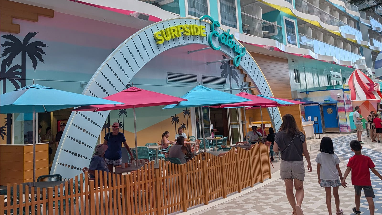 Surfside Eatery on the Royal Caribbean Star of the Seas