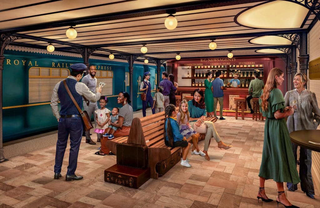 royal railway legend station of Legend of the Seas