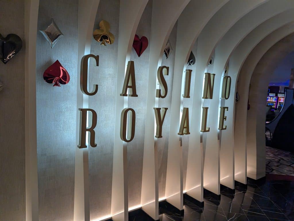 casino royale sign