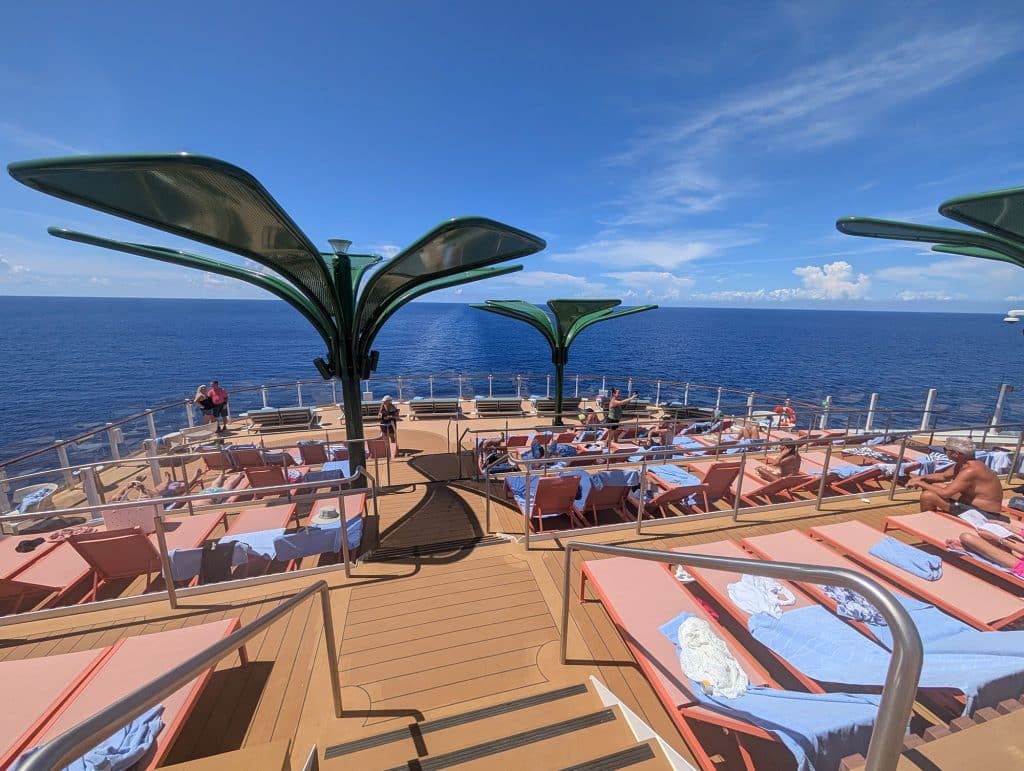 tiered seating in the hideaway