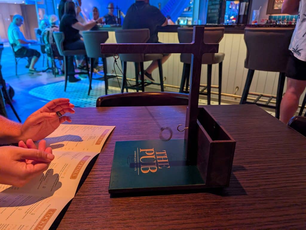 ring and hook game on star of the seas