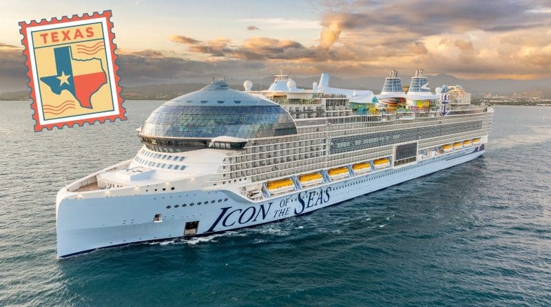 icon of the seas texas stamp