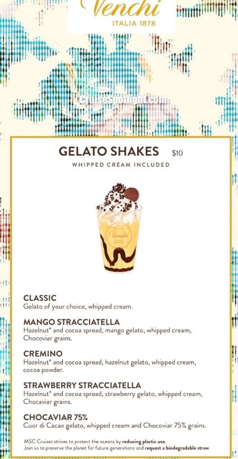 Venchi 1878 Chocolate Bar Menu page 4
