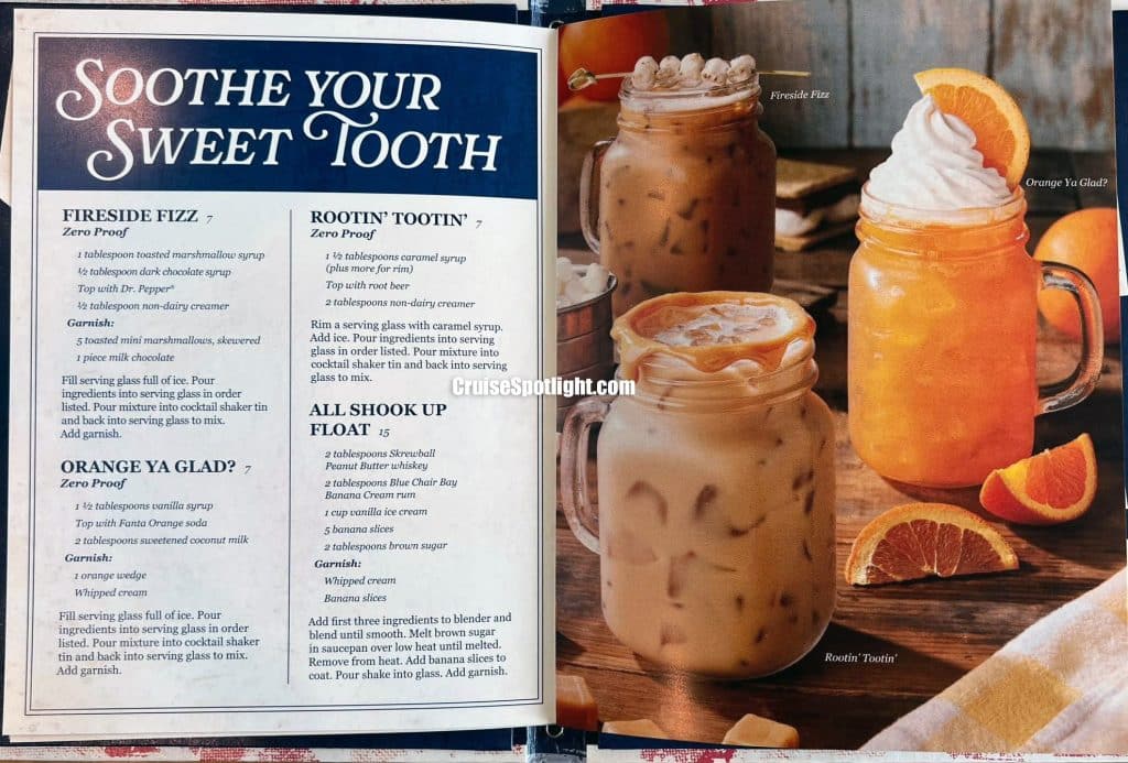 royal caribbean mason jar bar menu page 6