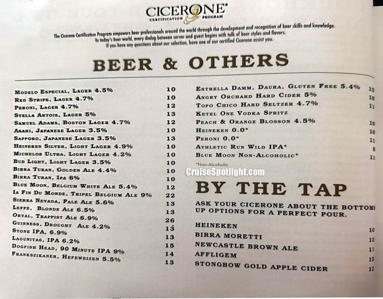 Craft Social Menu page 3