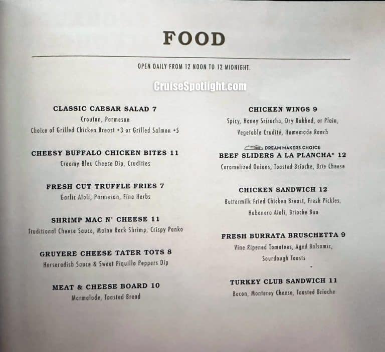 Craft Social Menu page 5