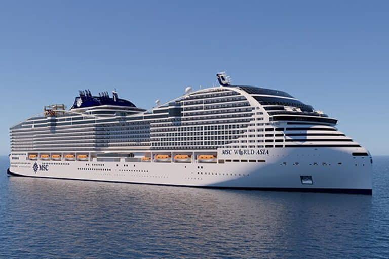 MSC World Asia cruise ship