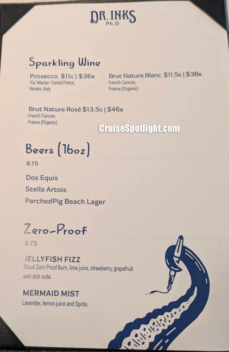 Inks, PH. D Menu page 5