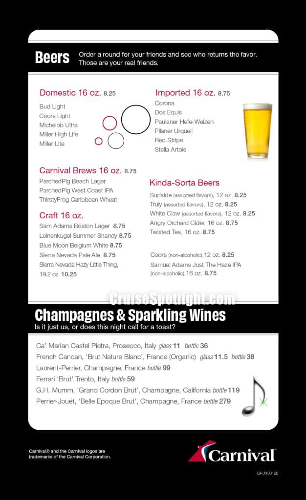 carnival nightclub bar menu jan 26 page 4
