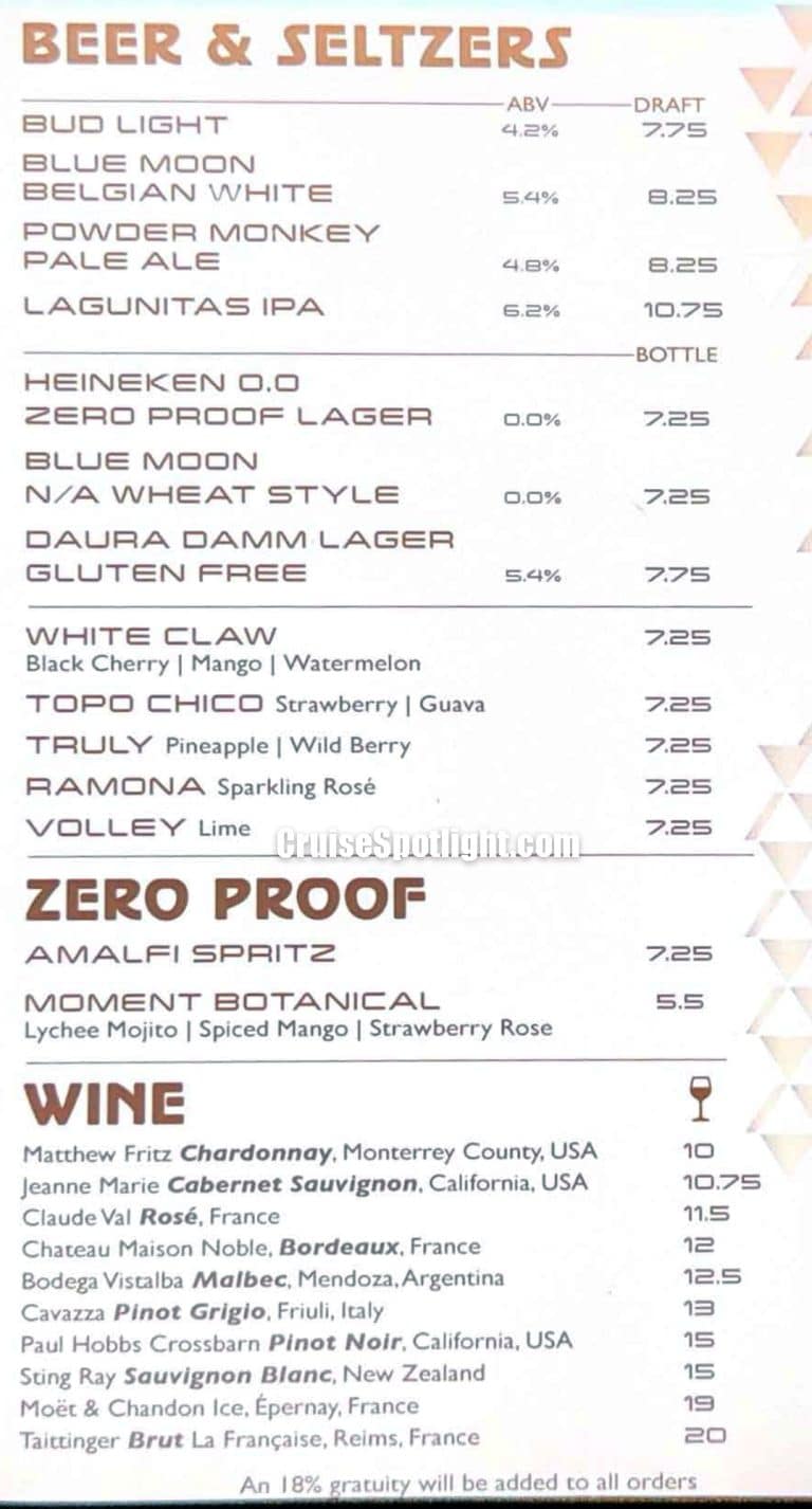 Saga Menu page 2