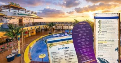 margaritaville at sea bar menus