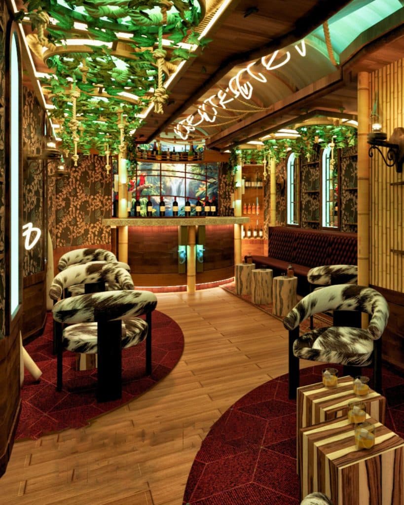 cowboy in the jungle bar