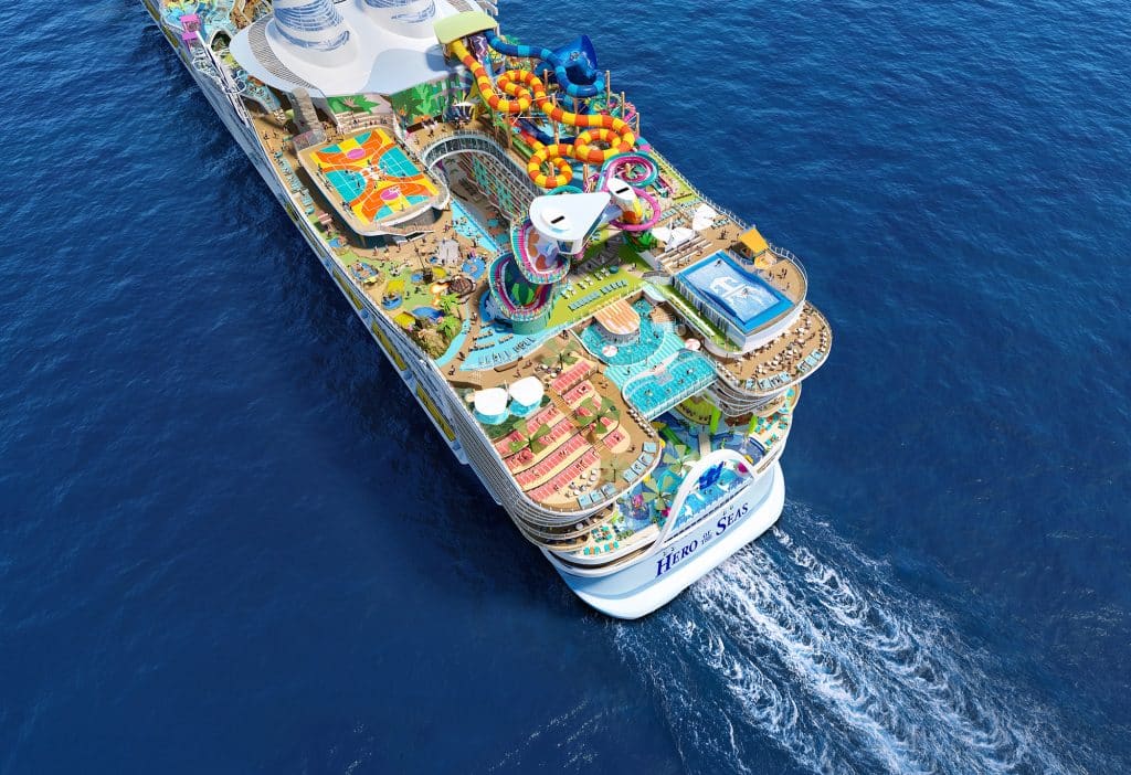 hero of the seas aerial