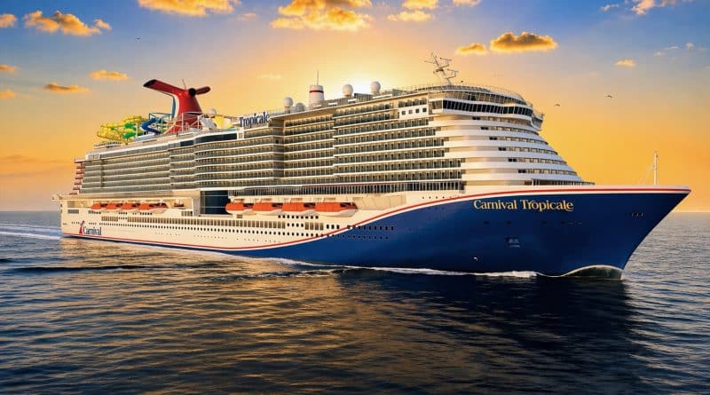 carnival tropicale at sunset