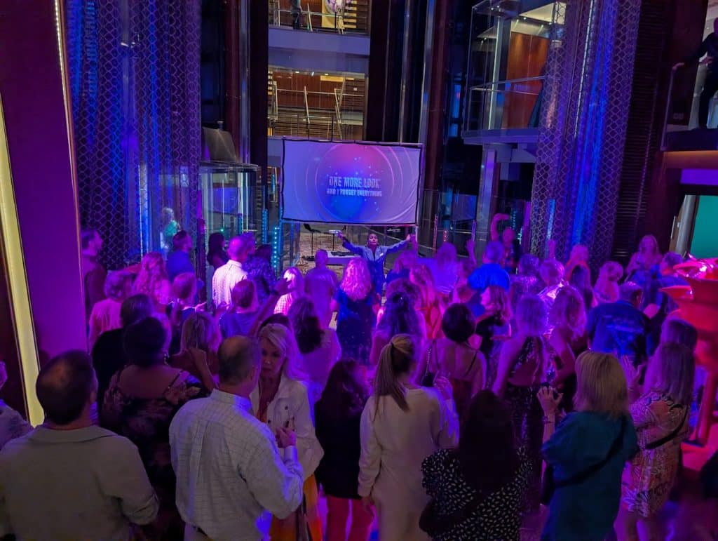 abba sing along party on celebrity reflection
