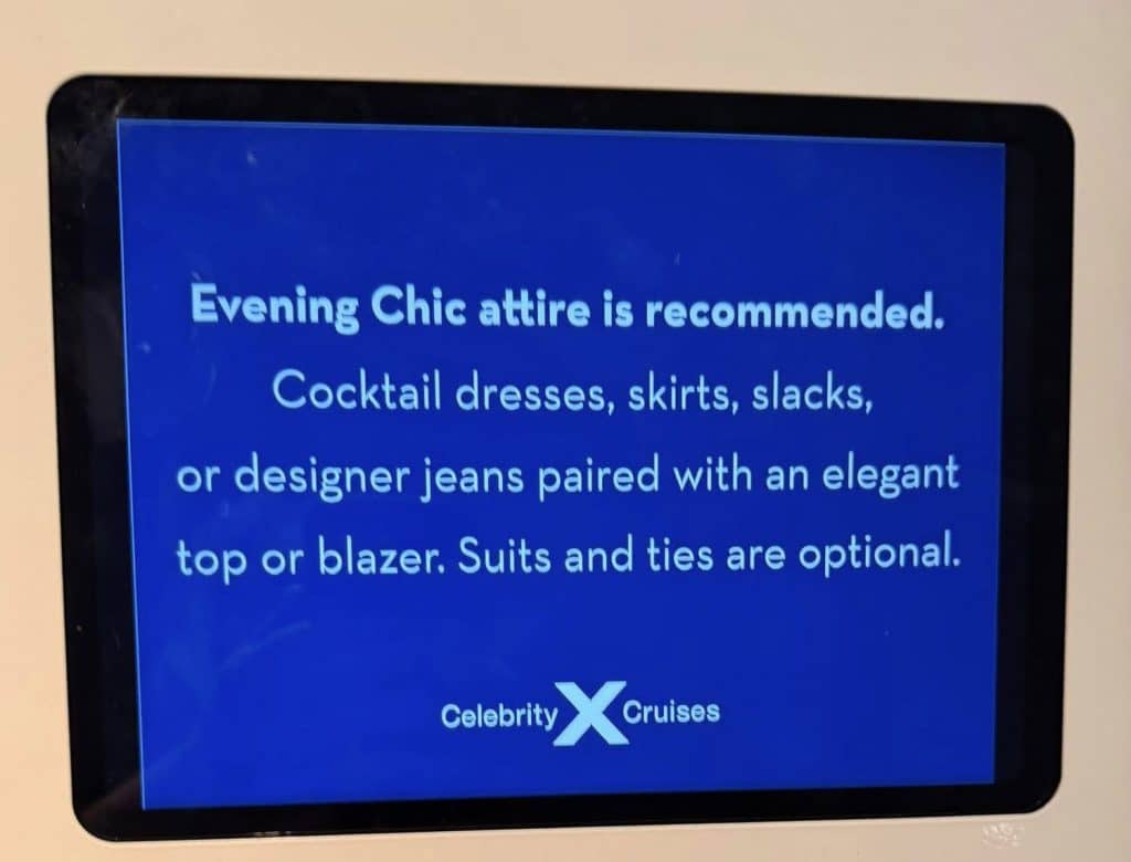 celebrity evening chic dress code