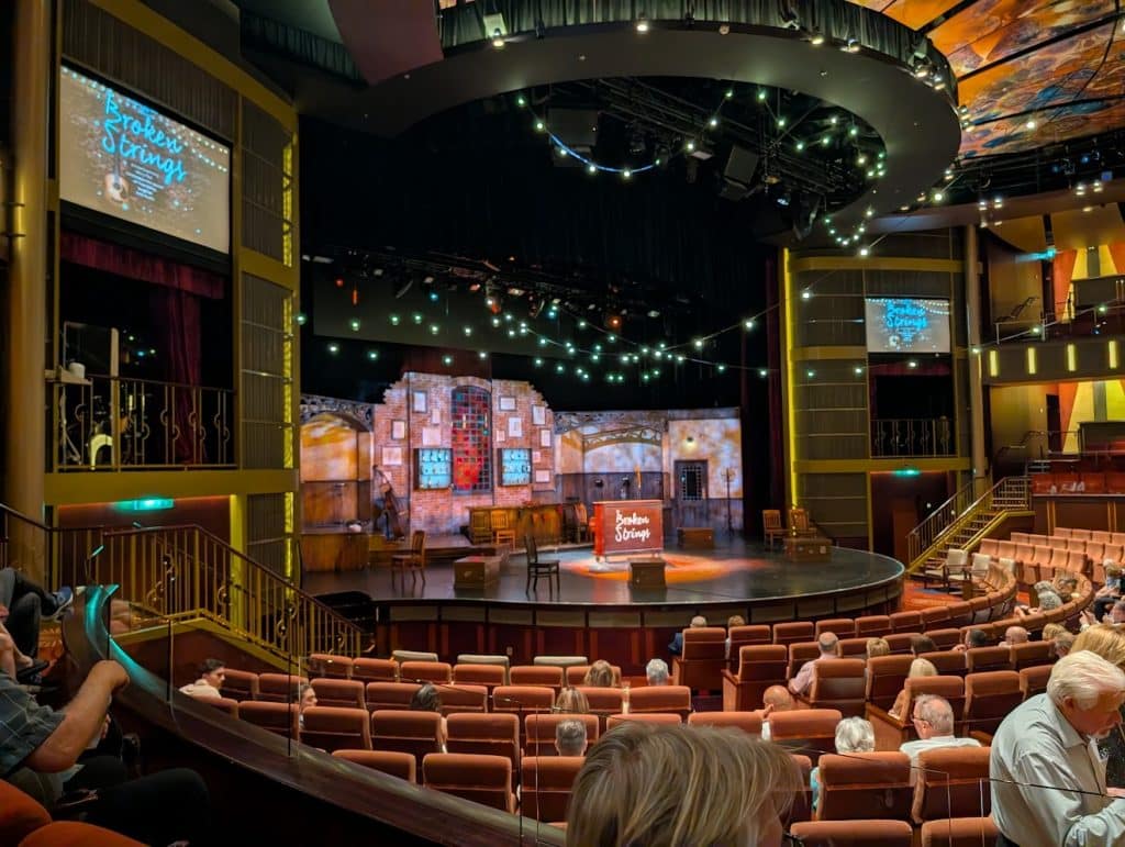 stage on celebrity reflection for broken strings