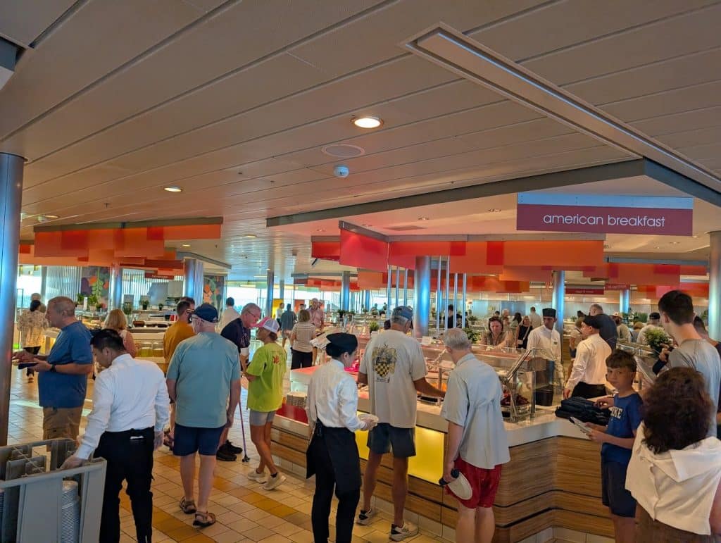 celebrity reflection breakfast buffet