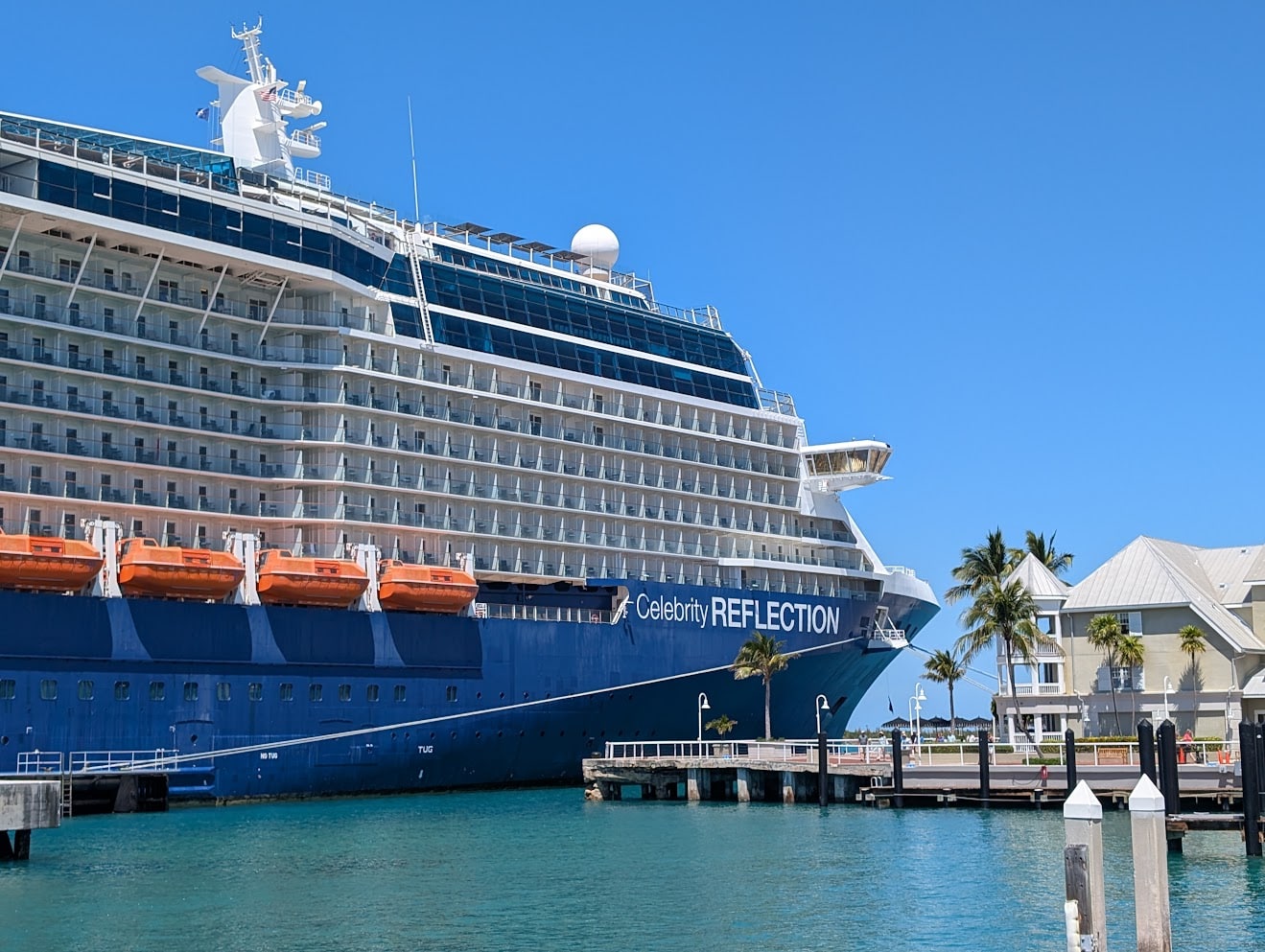 celebrity reflection docked in key west