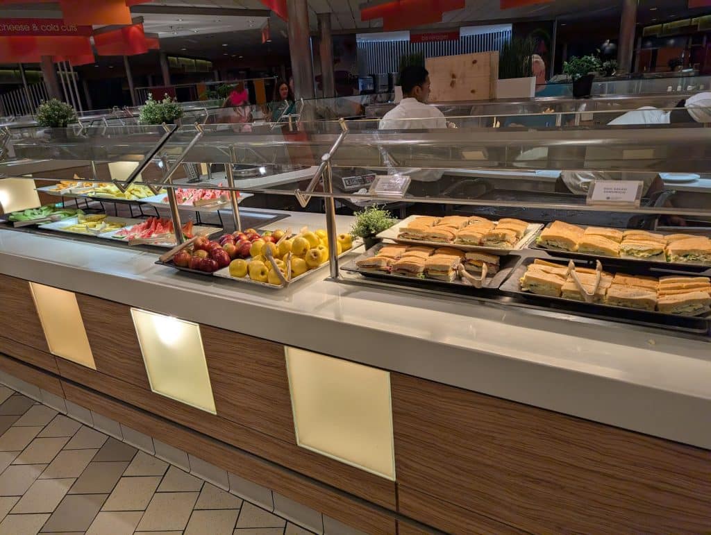 late night spread on celebrity reflection