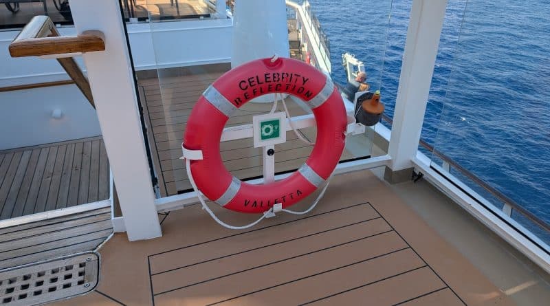 celebrity reflection life preserver
