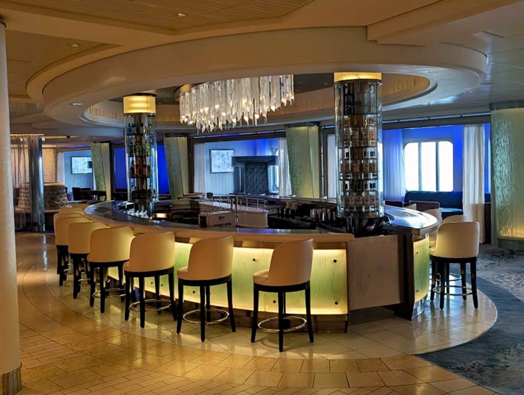 martini bar on celebrity reflection