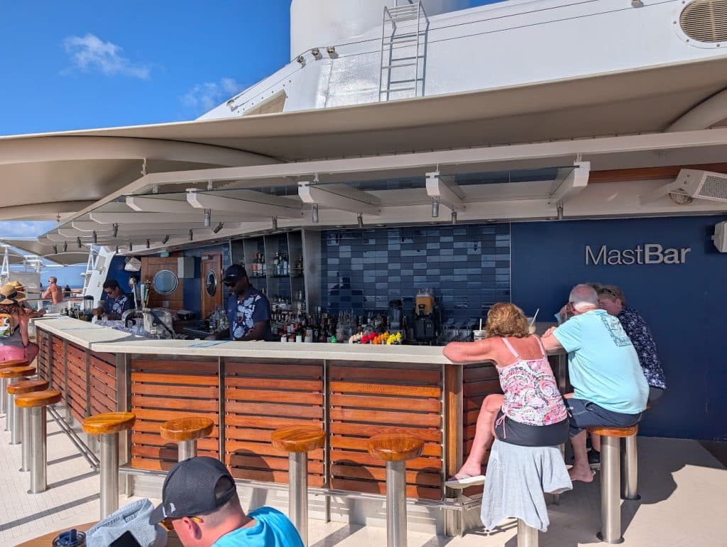 celebrity reflection mast bar