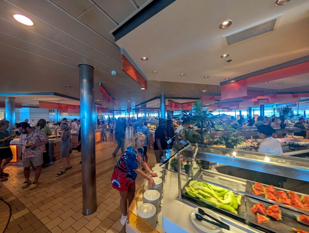 oceanview cafe on celebrity reflection