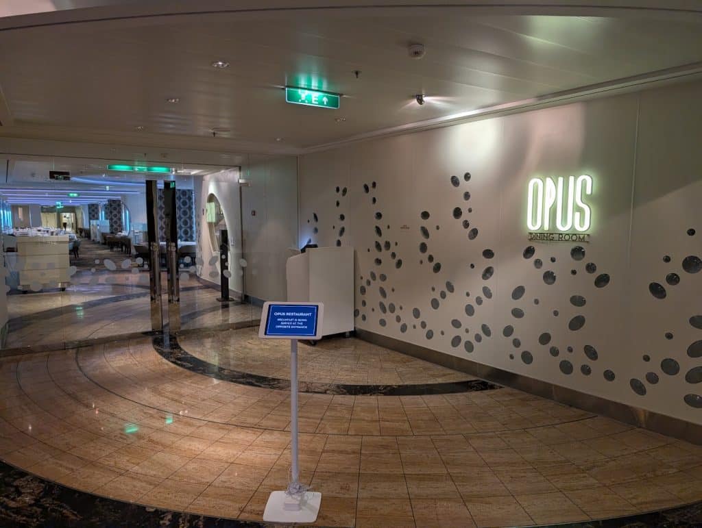 opus dining room entrance