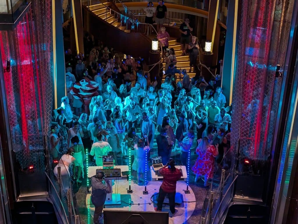 celebrity reflection silent disco