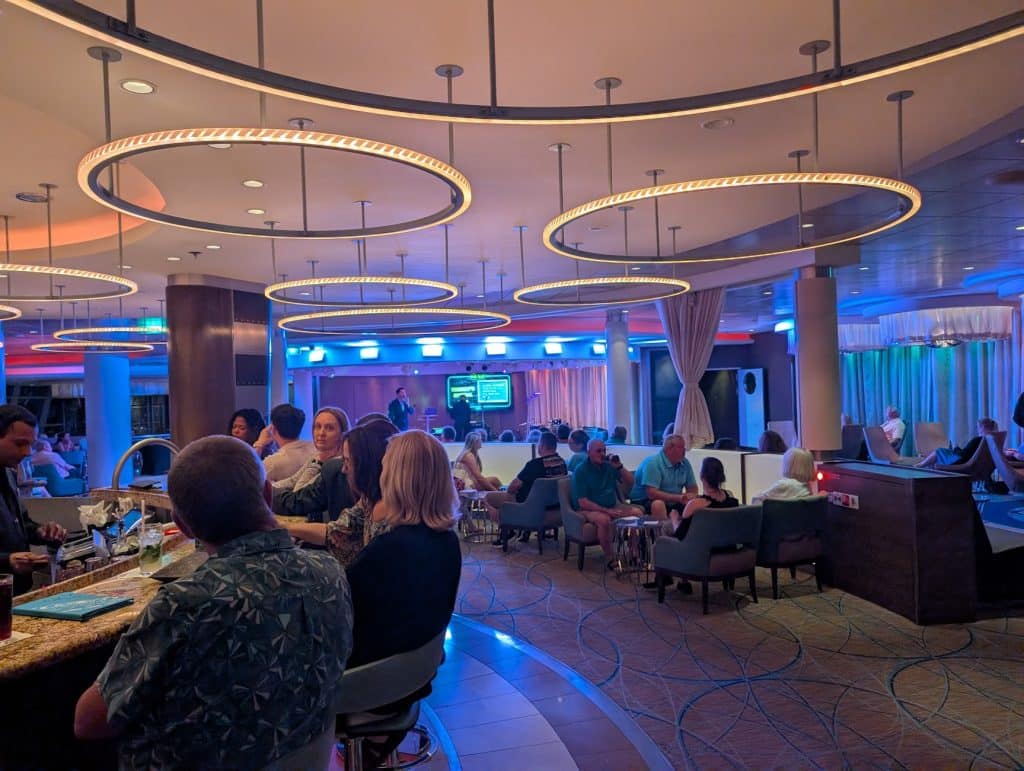 pub trivia in sky observation lounge on celebrity reflection