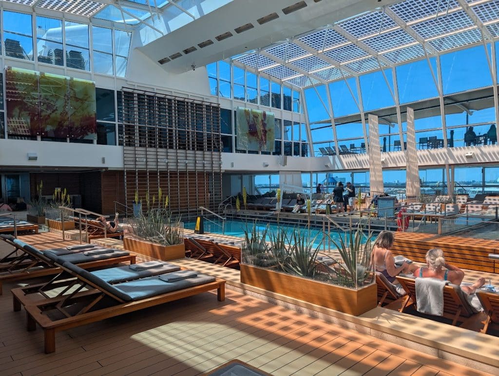 celebrity reflection solarium pool